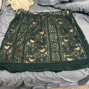 Xhilaration Forest Green Skirt